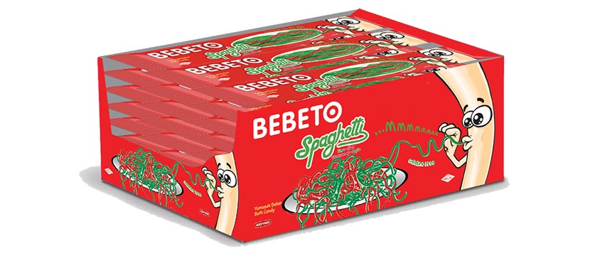 Bebeto Box Spaghetti Strawberry and Apple 35g x 24